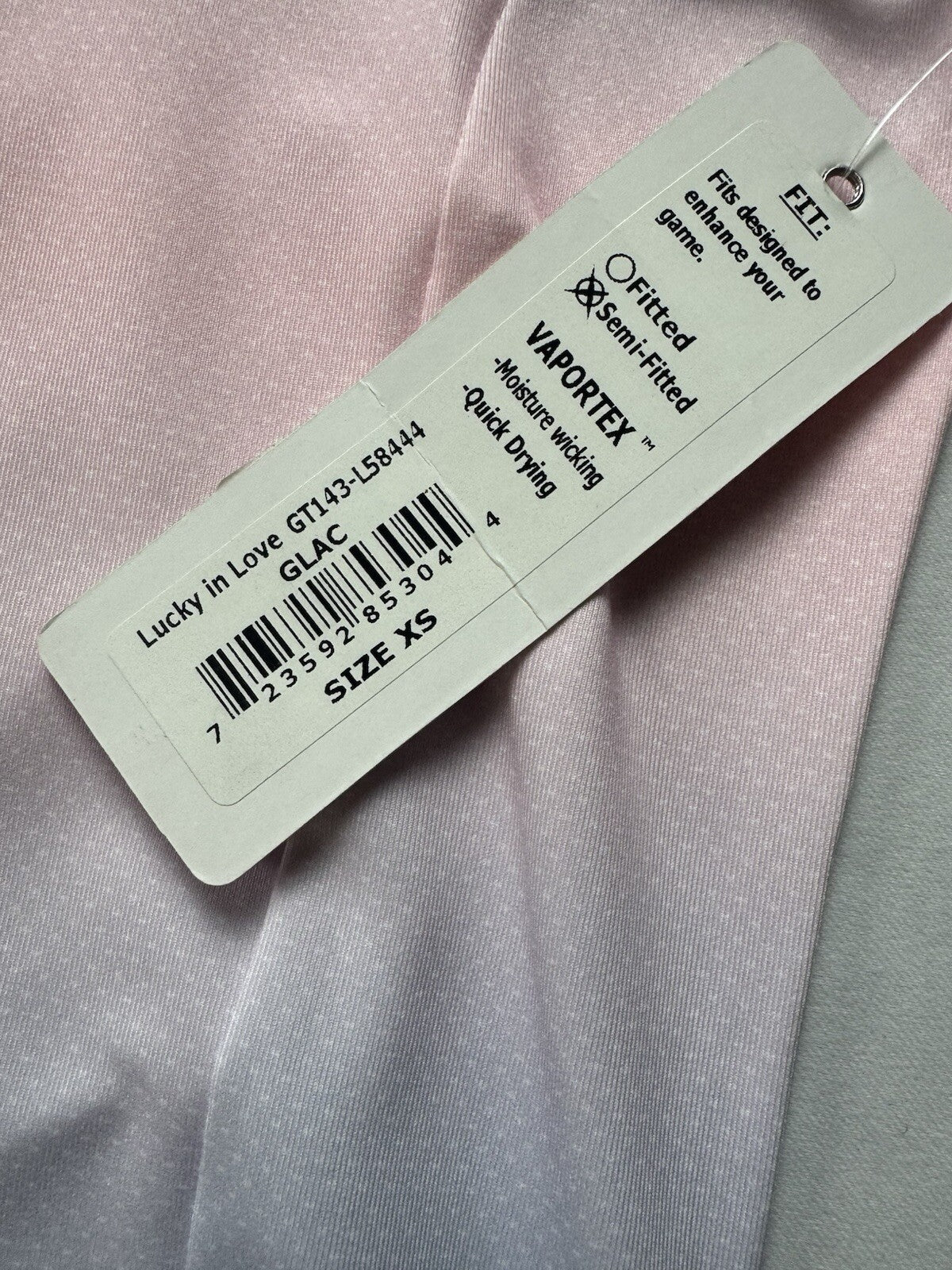 Lucky In Love Women’s Tennis Golf Shirt Sz XS.   (B.132)