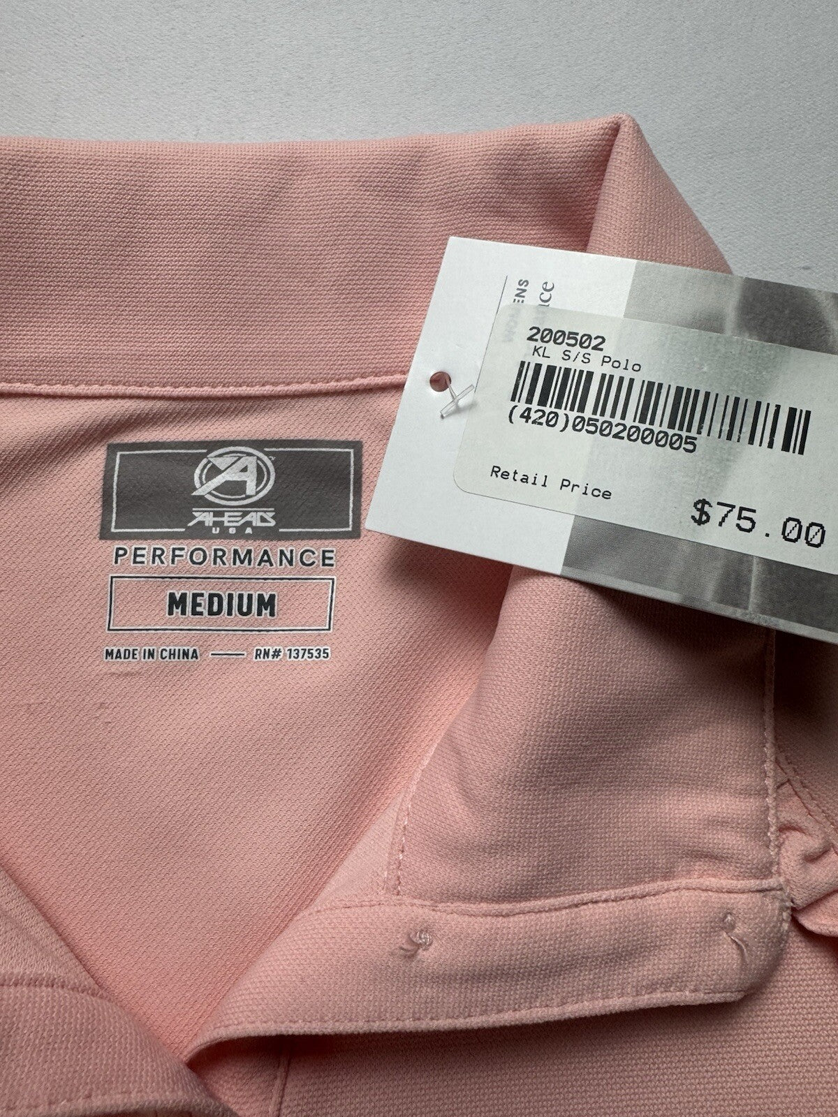 Ahead Performance Polo Golf Shirt Women’s Sz S.      (B.135)