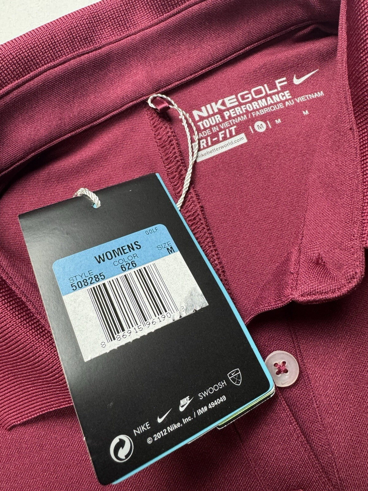 NikeGolf Women’s Golf Shirt Sz M.    (B.145/3)