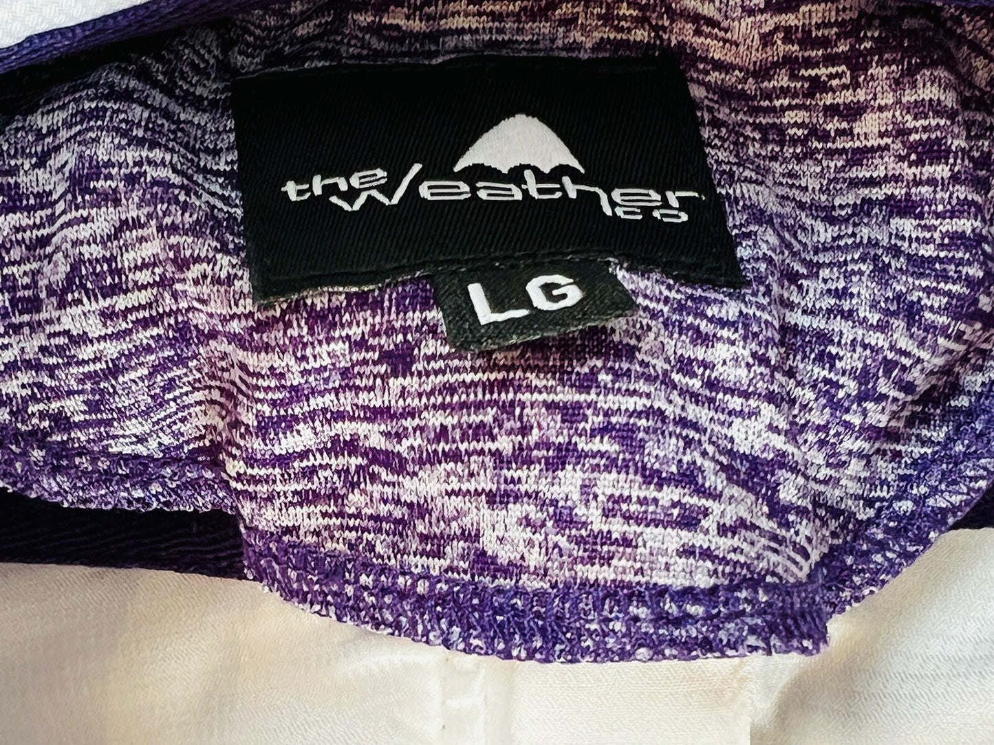 The Weather Co. Women's Golf Sweatshirt Purple Sz L