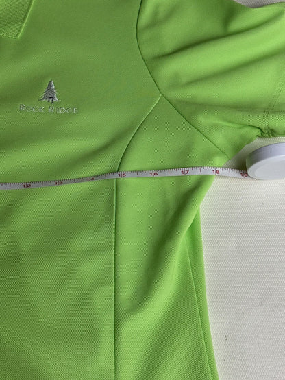 Greg Norman Women's Top Golf Polo Shirt Green Sz M.    (62)