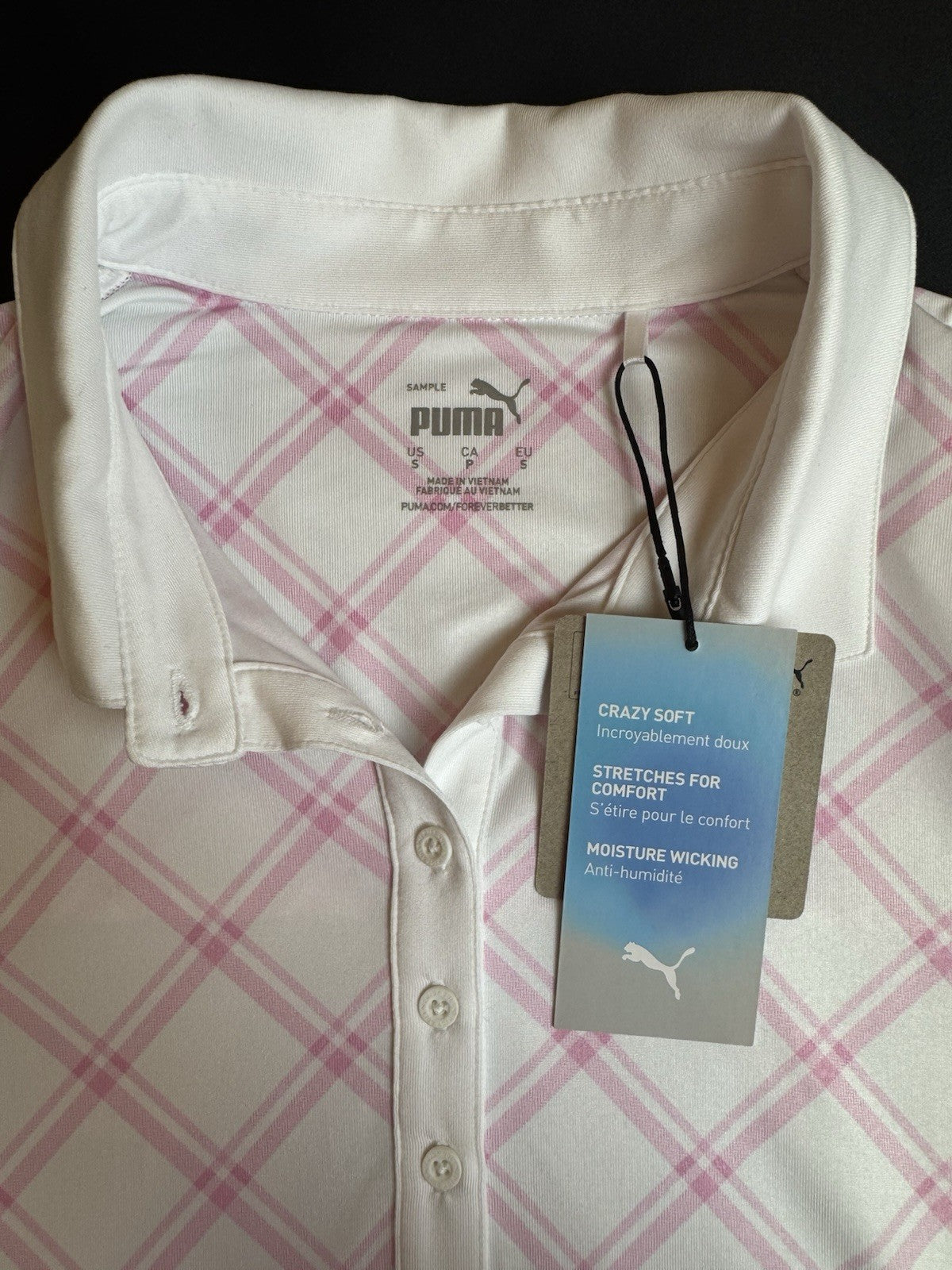 Puma Women’s Golf Shirt Sz S.   (B.165)