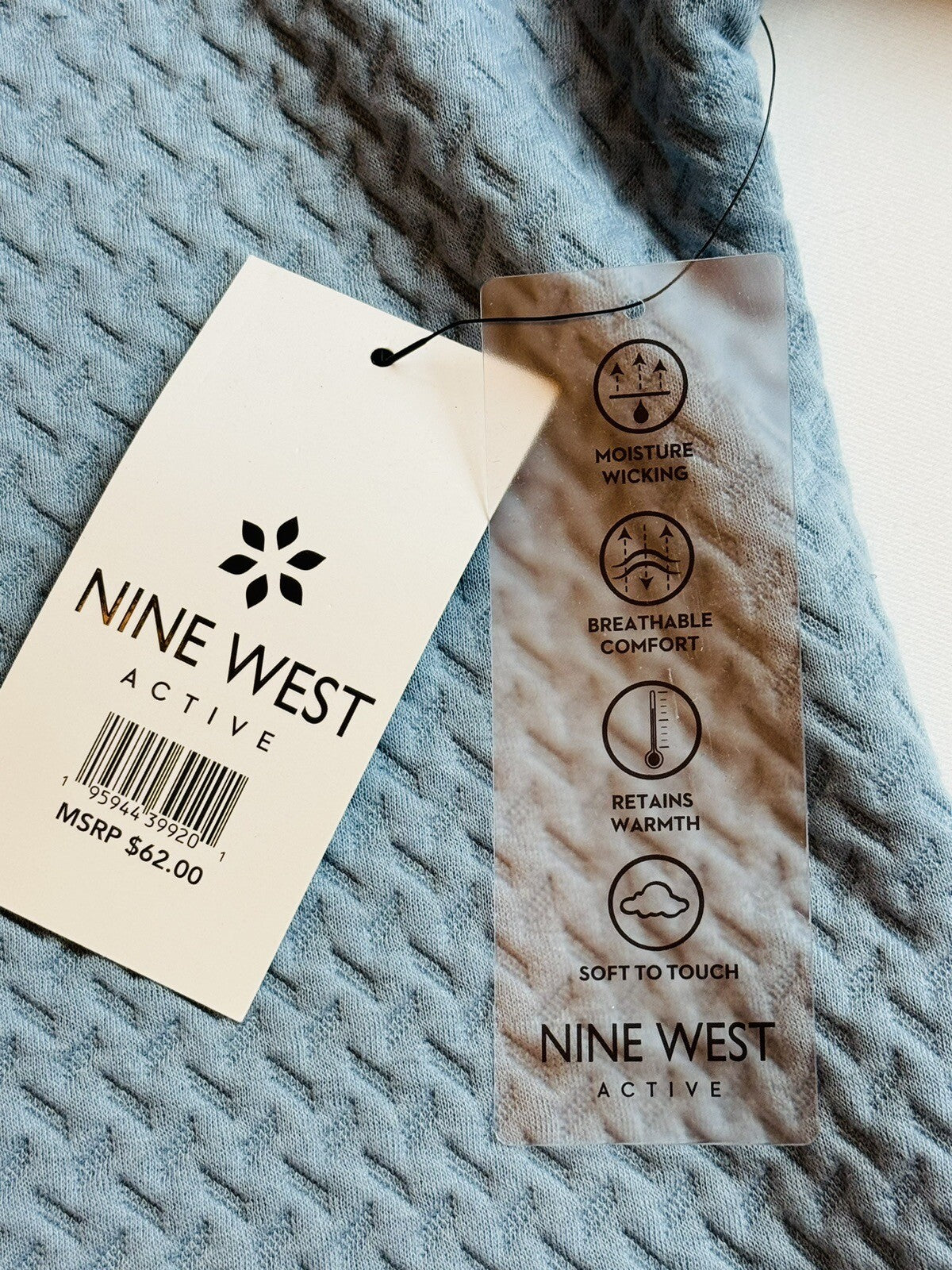 $62 Nine West Women’s Sweater Long Sleeve Pullover Active Sz XL.   (B.65)