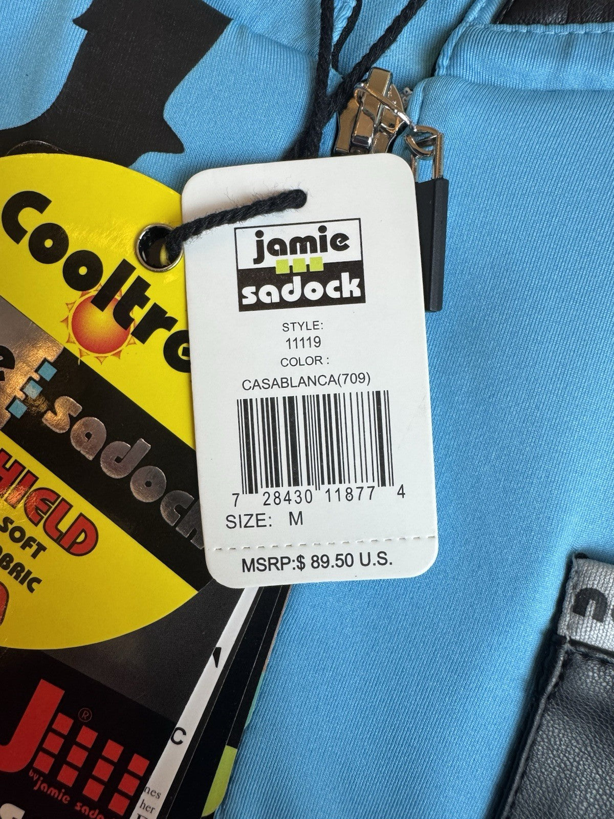 $89 JAMIE SADOCK Women’s Casablanca Shirt Sz M.  (B.165)