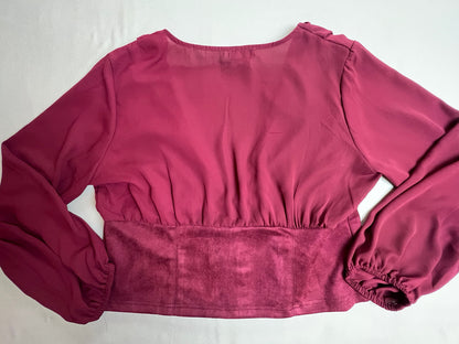 Madrag Women’s Size 3X Top Long Sleeve Blouse