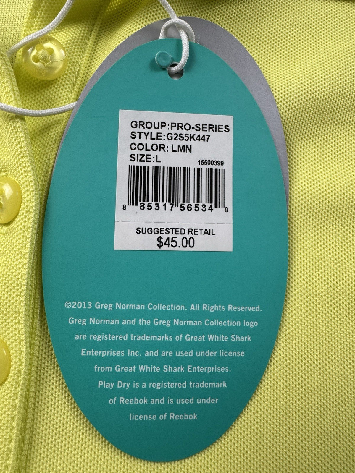 Greg Norman Women's Golf Polo Shirt Sz L        (B.184)