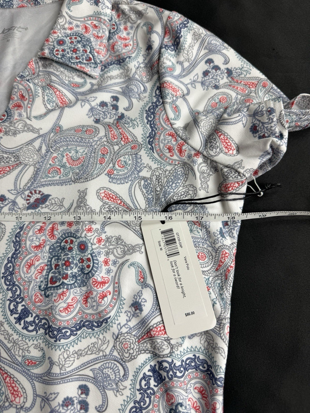 $86 JOFIT Women’s Golf Shirt Size M      (B.175)