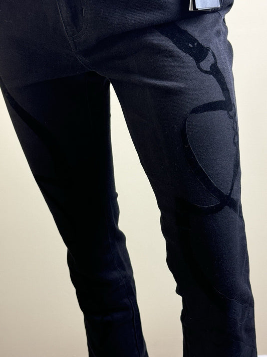 $195 Ralph Lauren Women’s Black Jeans Pants Sz 8.  B.89/1