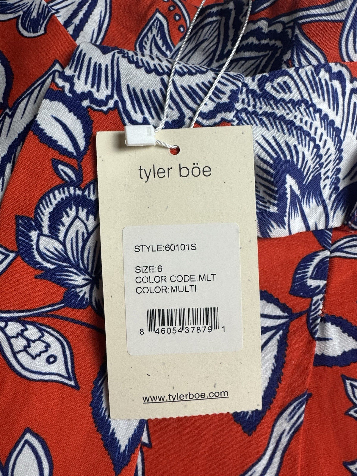 Tyler Boe Women’s Shorts Floral High Waist Belted Sz 6.    (B.164)