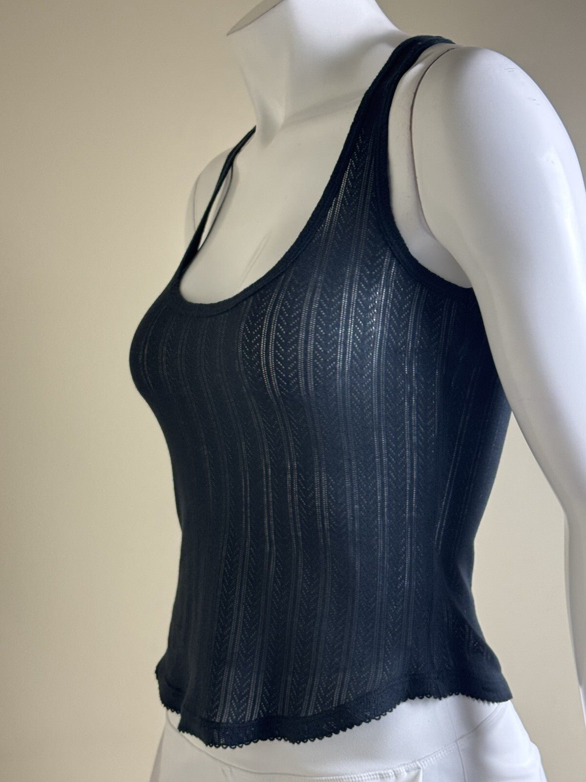 $98 SOFT JOIE MILEY Black TANK TOP Sz XS. (B.134)