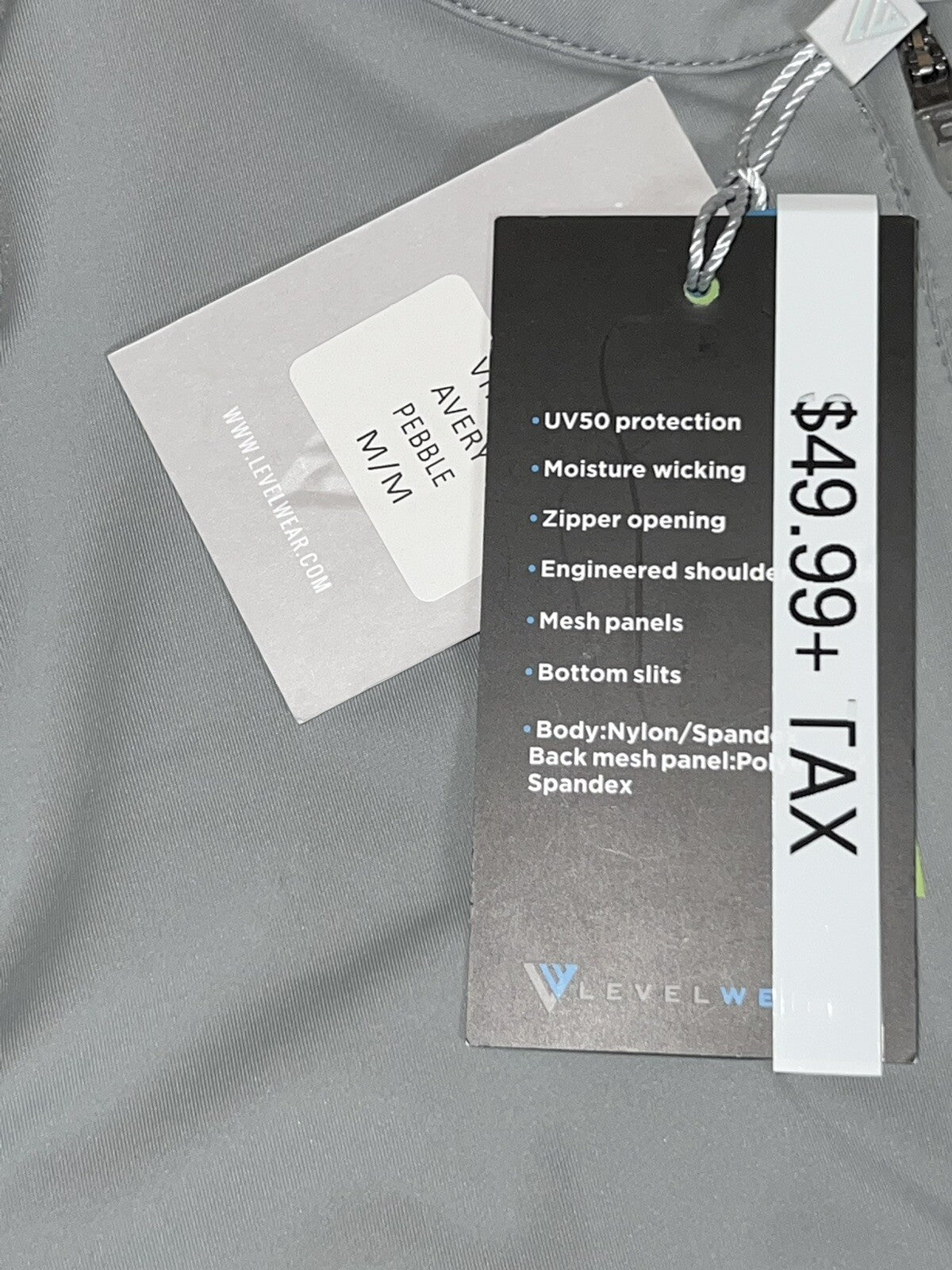 Level Wear Women's Top Golf Shirt Gray Sz M (16)