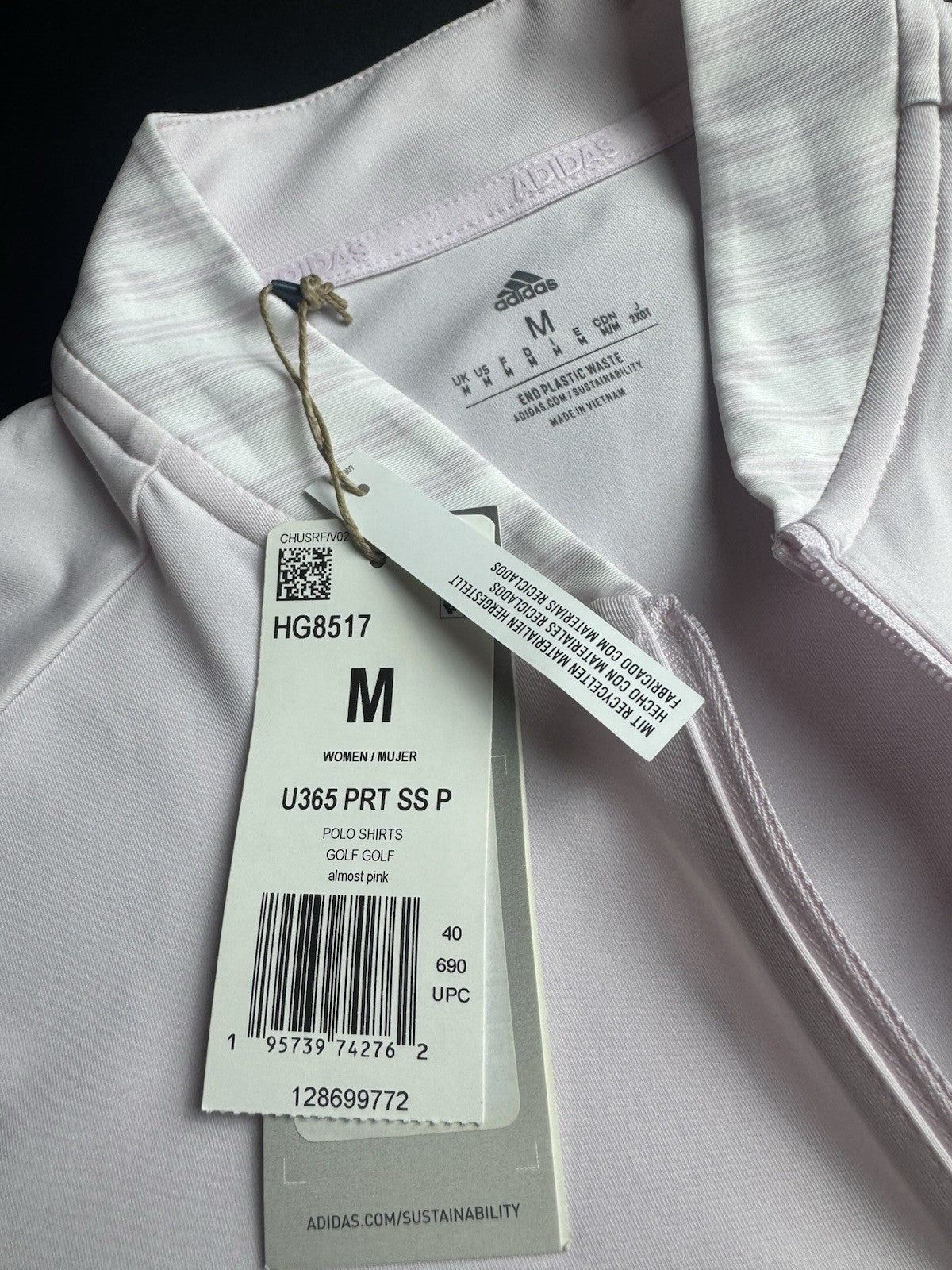 $75 Adidas Women’s Golf Shirt Sz M    (B.162)