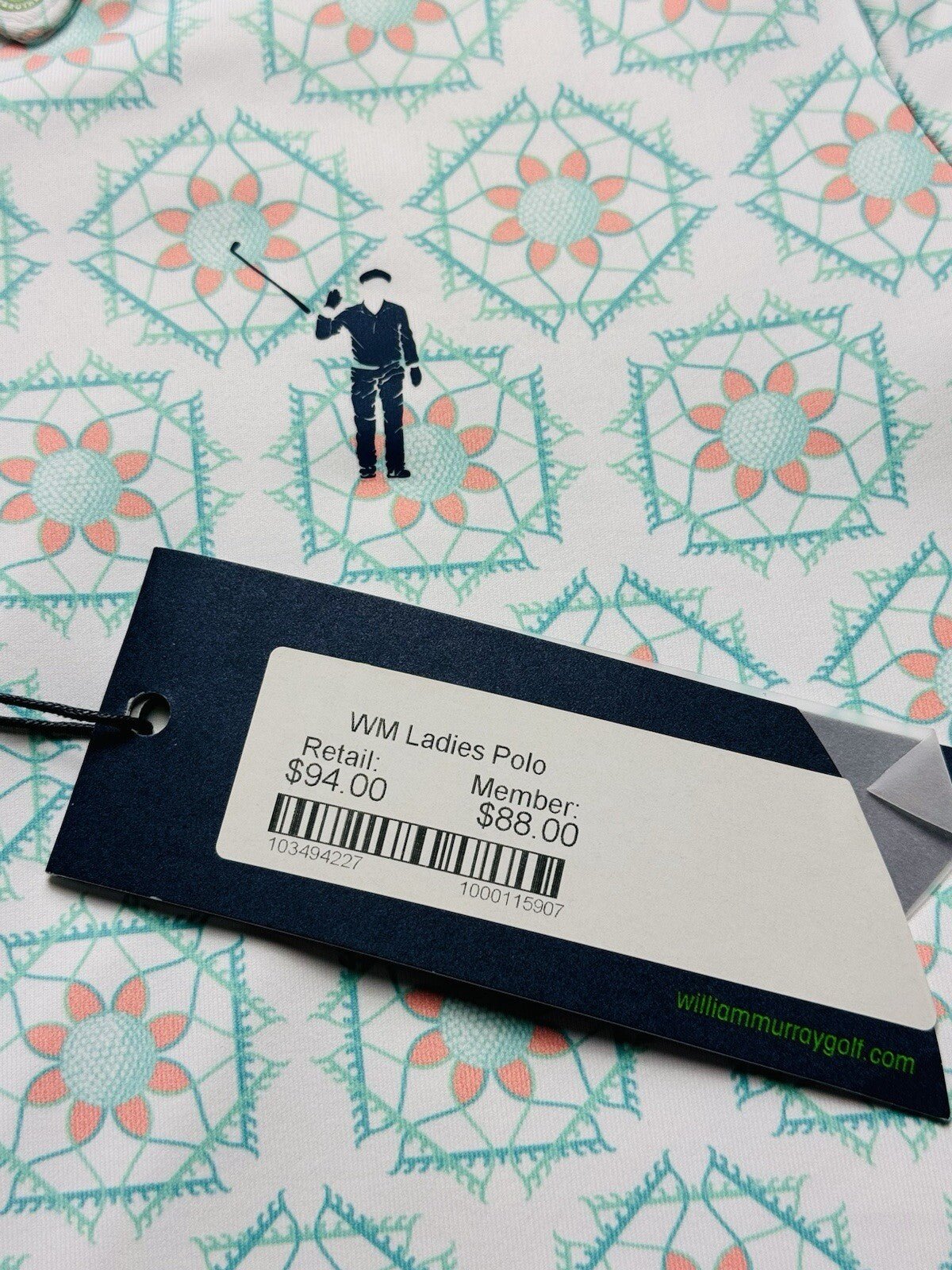 William Murray Women's Golf Polo Shirt Size S. (B.58)