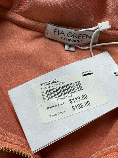 FIA Green California Women’s Top Sz M Golf Shirt. (B.95/1)