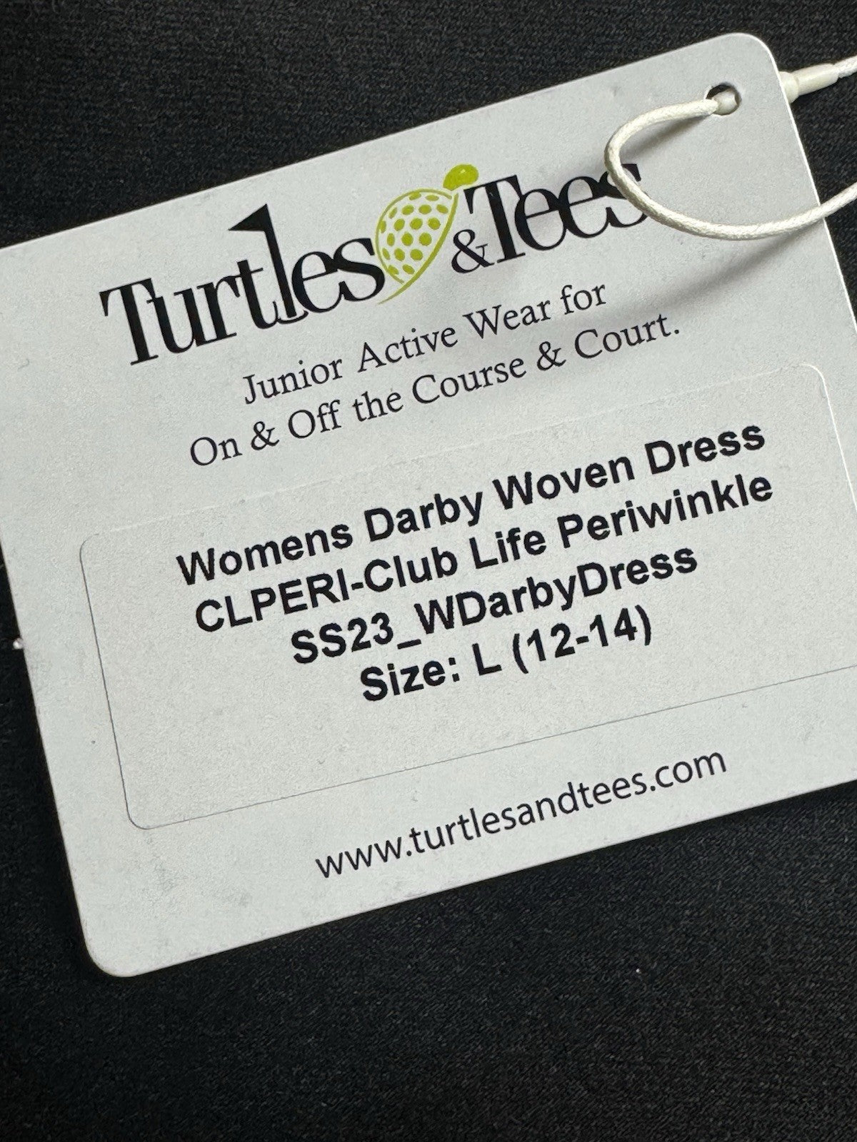 Turtles & Tees Women’s Golf Dress Size L     (B.179)