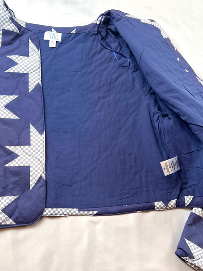 Time And True Women's Blue Cardigan Sweater Sz M