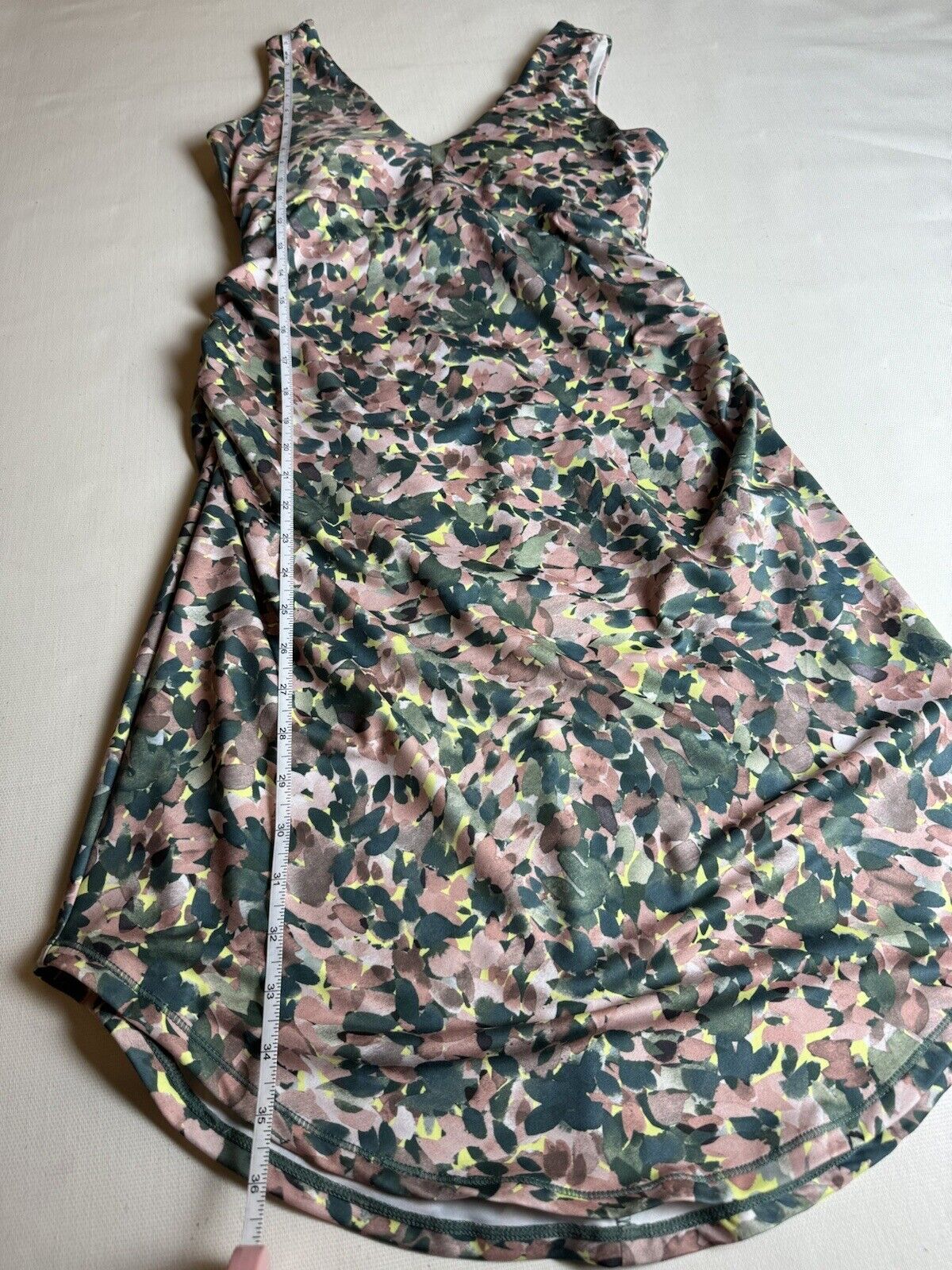 Prana Pearl Isla Dress size S Floral Built in Padded Bra