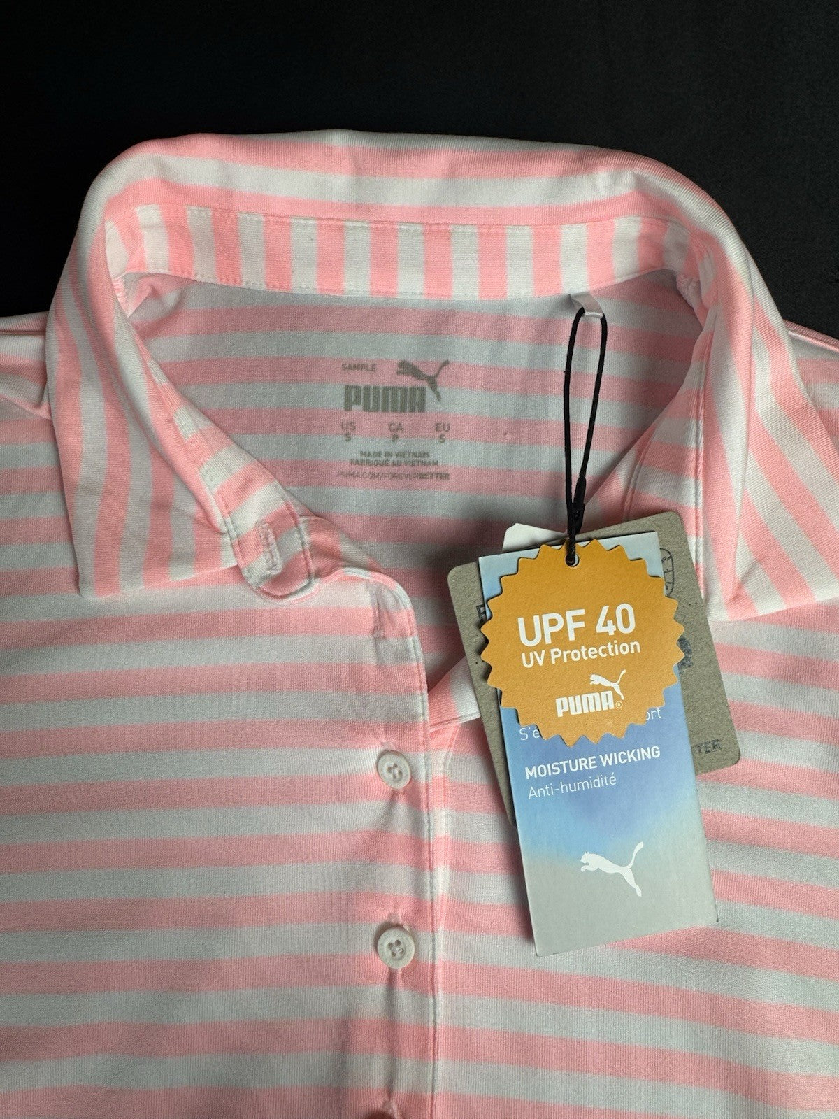 Puma Women’s Golf Shirt Sz S.   (B.174)