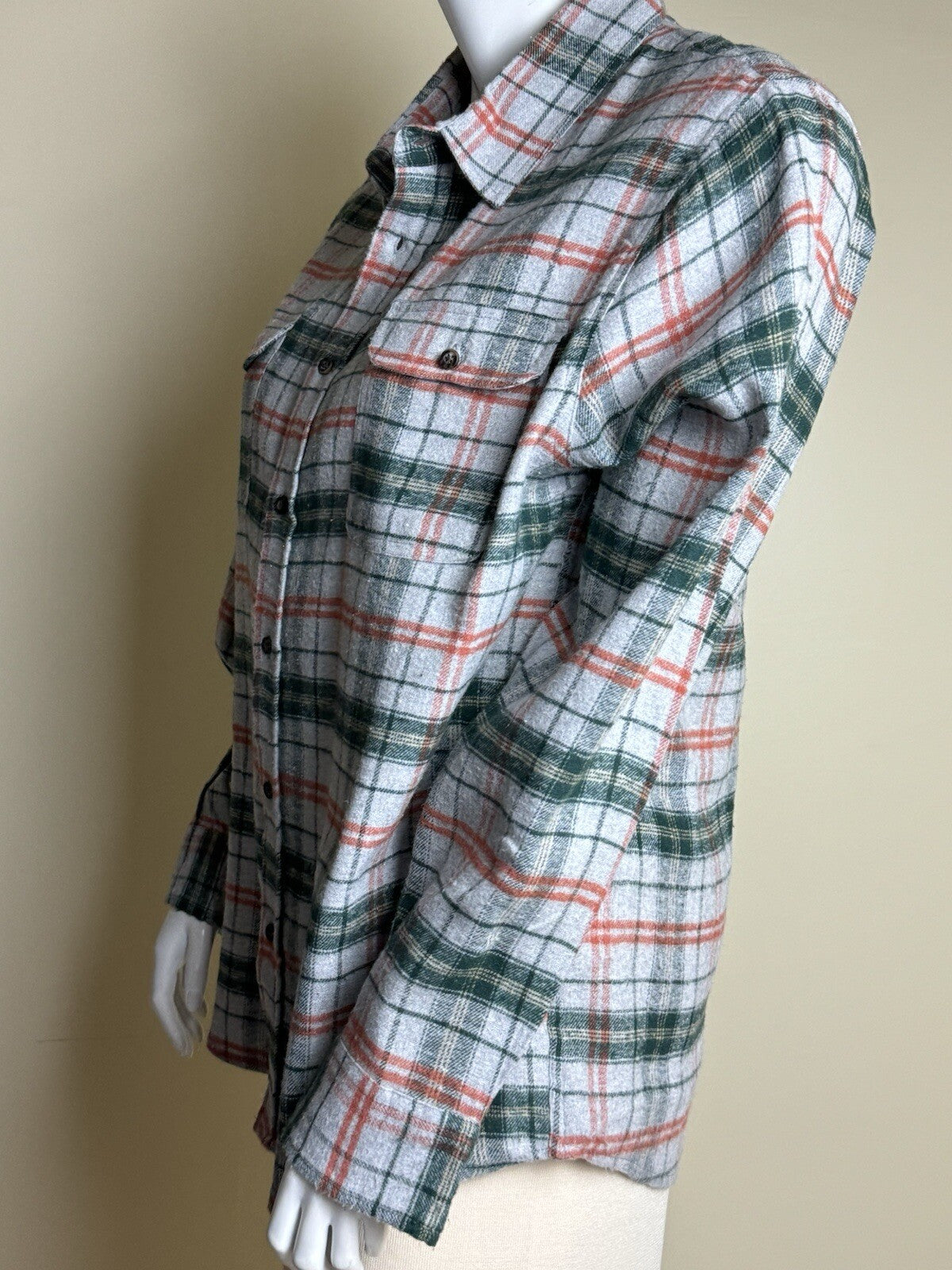 RSQ Women's Flannel Button-Up Shirt Sz XL.  (B.101)