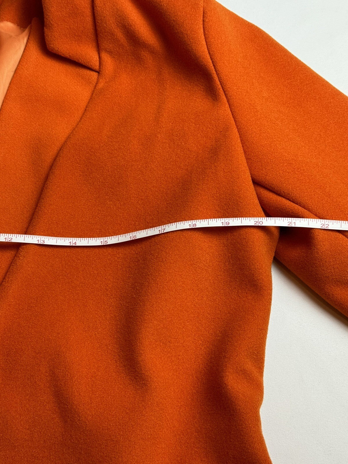 Omoone Women's Cardigan Coat Long Sleeve Size L Orange     ((64)