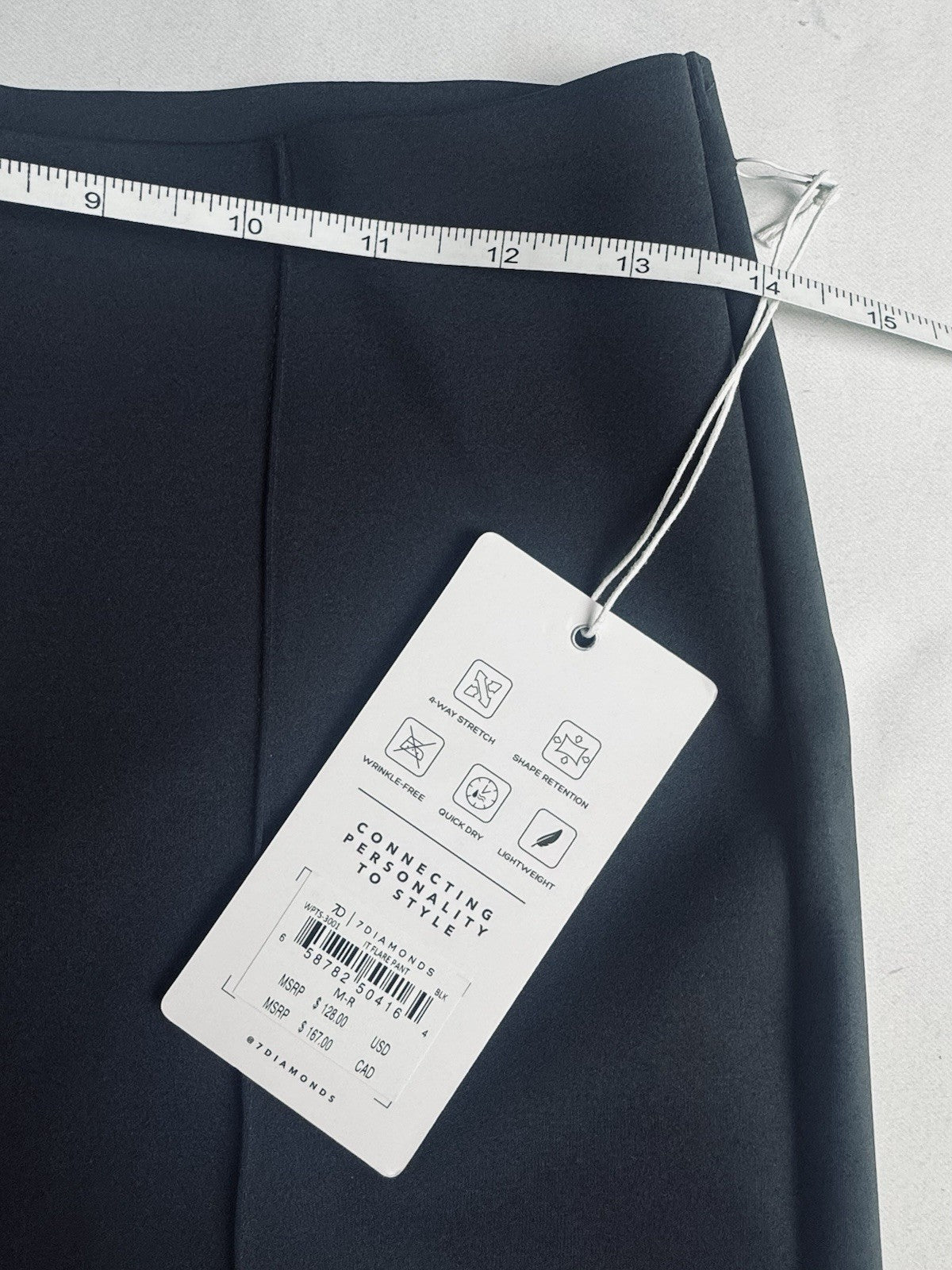 7 Diamonds Women’s Flare Stretch Pull On Pants Sz M.  (B.168)