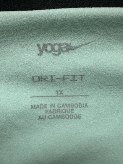 Nike YOGA Women’s Green Tank Top TRAINNG Sz 1X. (B.80)