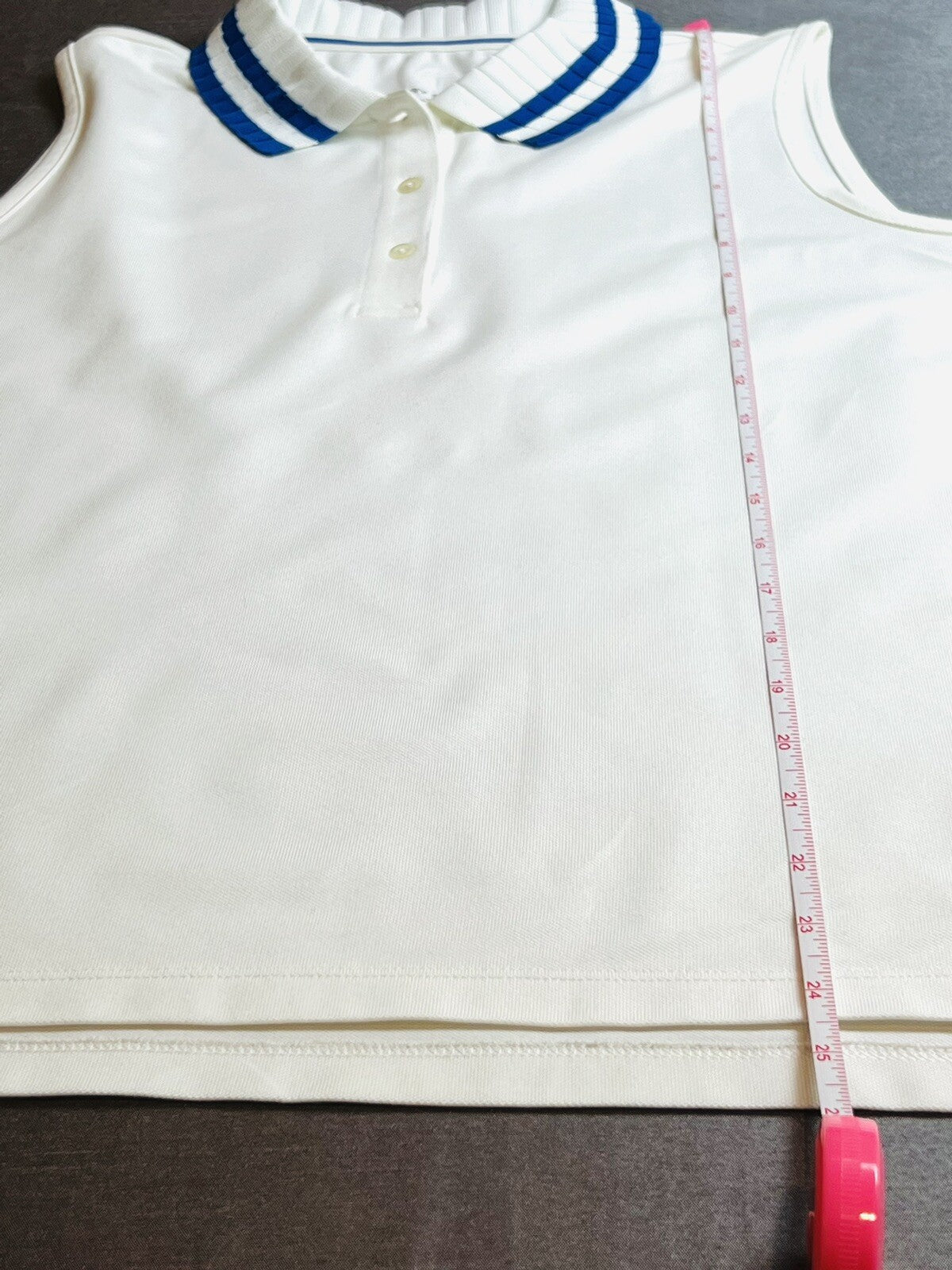 Tory Sport Women’s Golf,Tennis SHIRT White ivory Sz XL (07)
