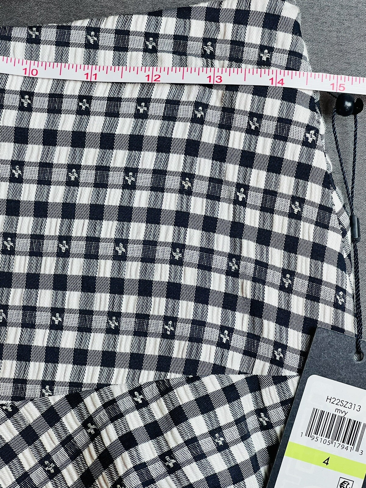 $89 Tommy Hilfiger Size 4 A Line Skirt Navy White