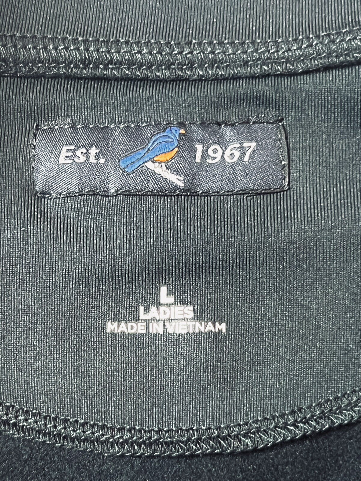 Est. 1967 Women's Long-Sleeve Sweatshirt Sz L Black. (50)