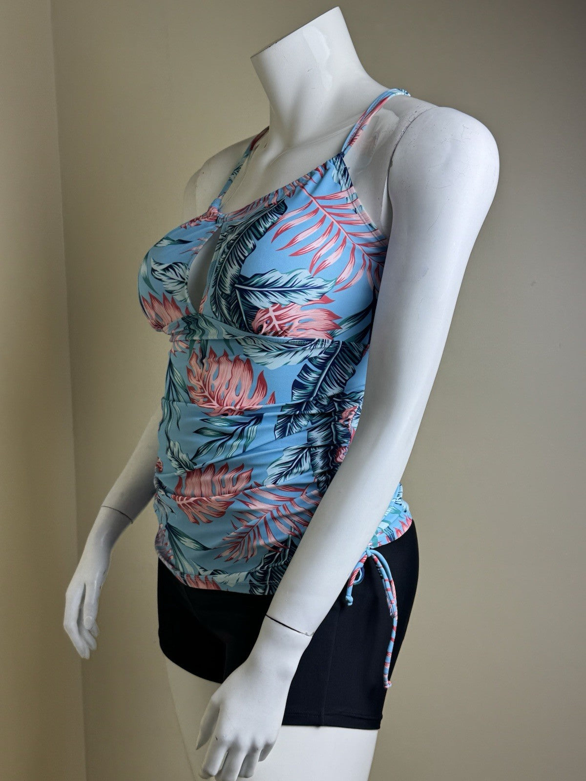Maacie Maternity Athletic Tankini Swimsuits 2 Piece. Sz L.   (B.027)