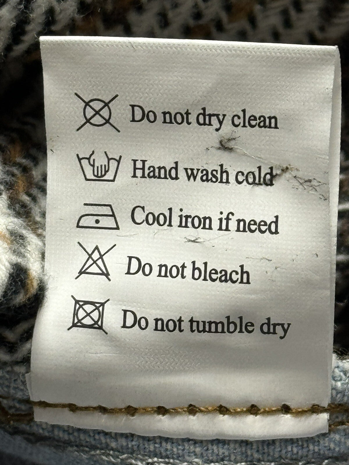 Women's Denim Jacket Plaid Shirt Sz XL.     (B.61)