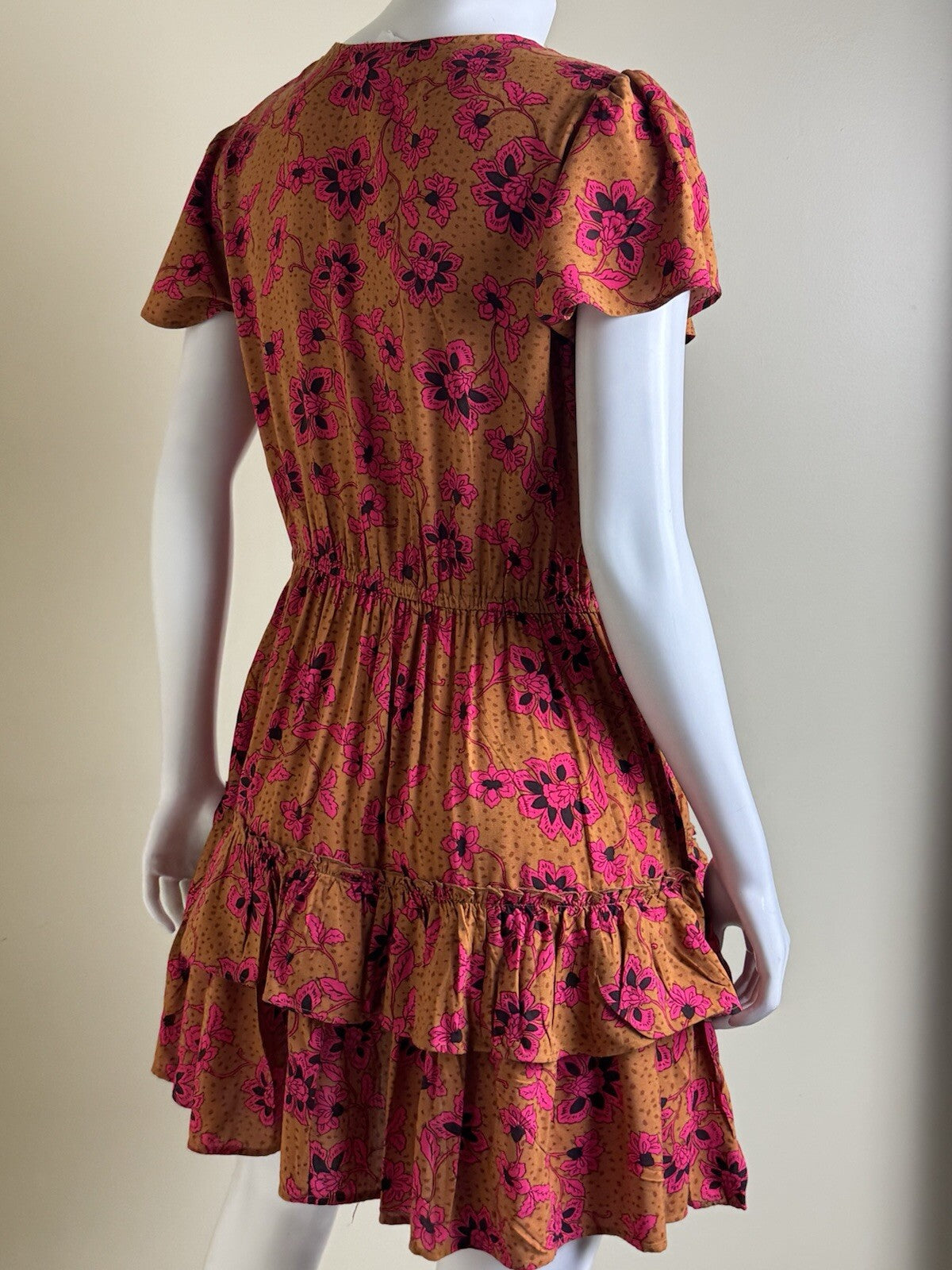 $99 JESSICA SIMPSON Reina Dress Women Size M Floral (B.133)