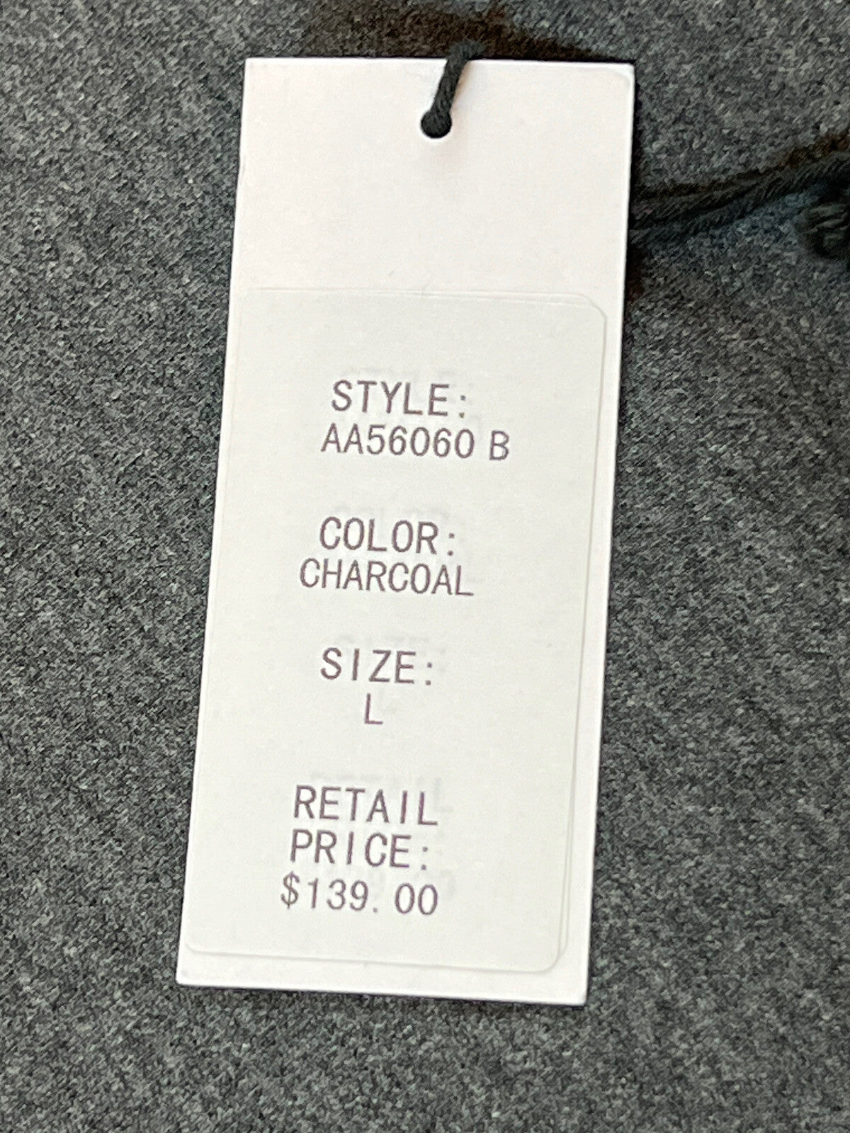 Symphony by A.F. Women’s Long Sleeve Dress Sz L Charcoal Gray MSRP $139