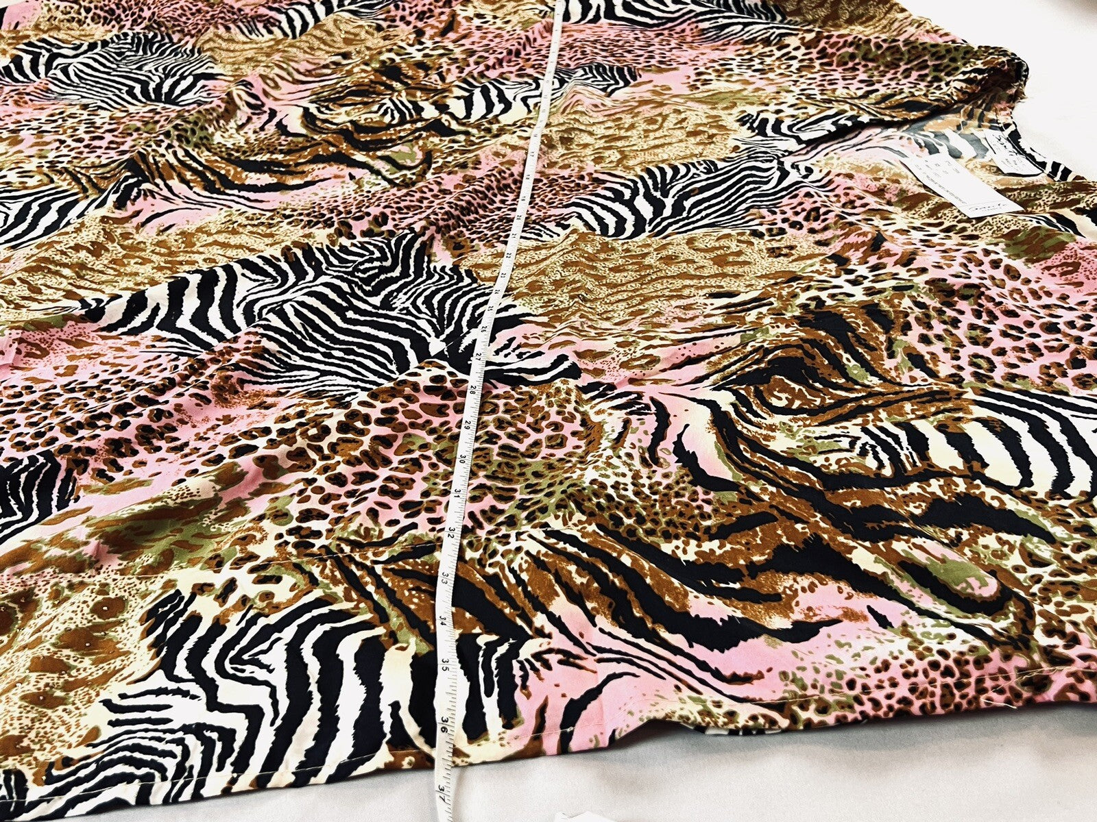 Sante Mumu Cheetah Zebra Kimono Sz S