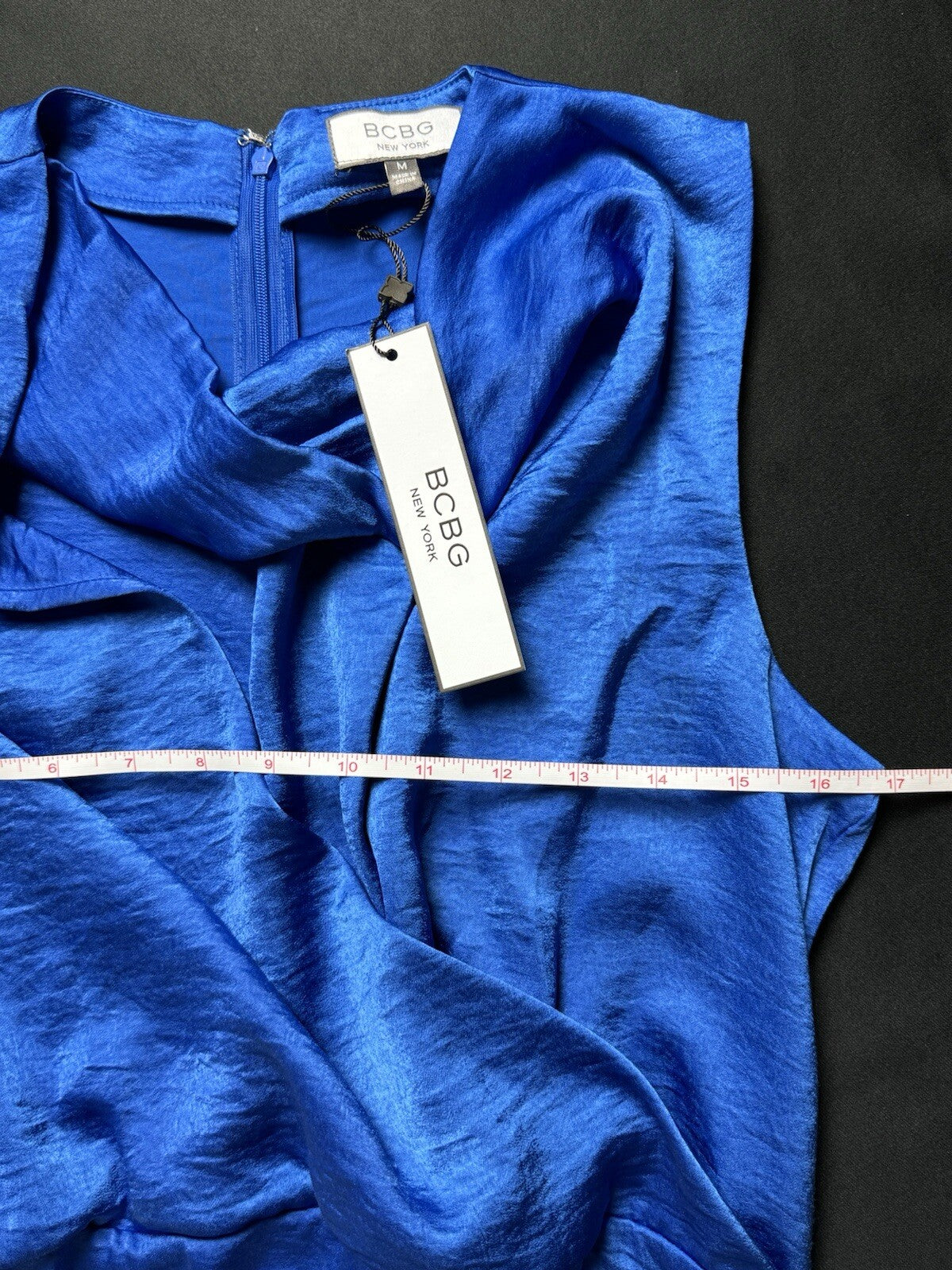 BCBG New York Women's Royal Blue Dress Sz M (B.81)