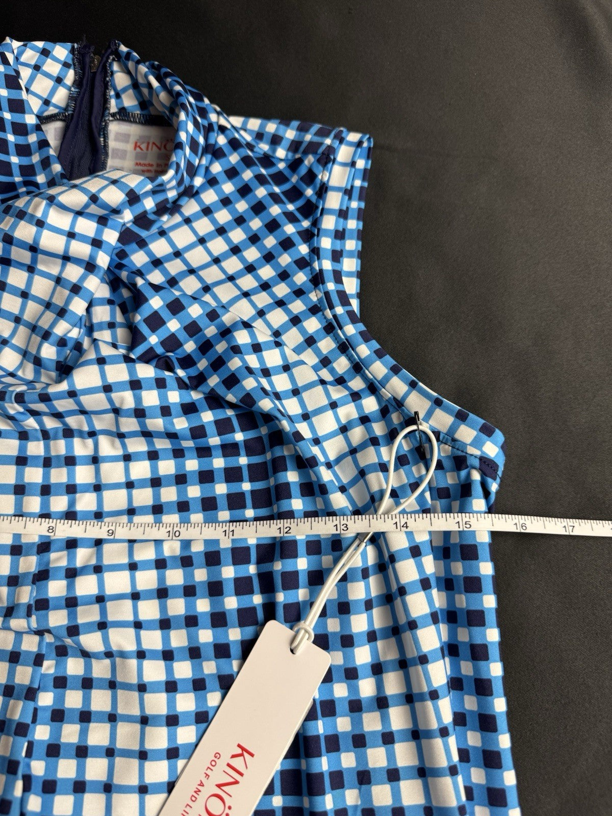 Kinona Golf Dress Blue White Sz S.   (B.169)