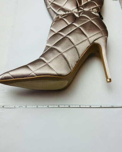 Cape Robbin Women's Metallic Mauve Color Soft Boots Size 10 - product photo 9