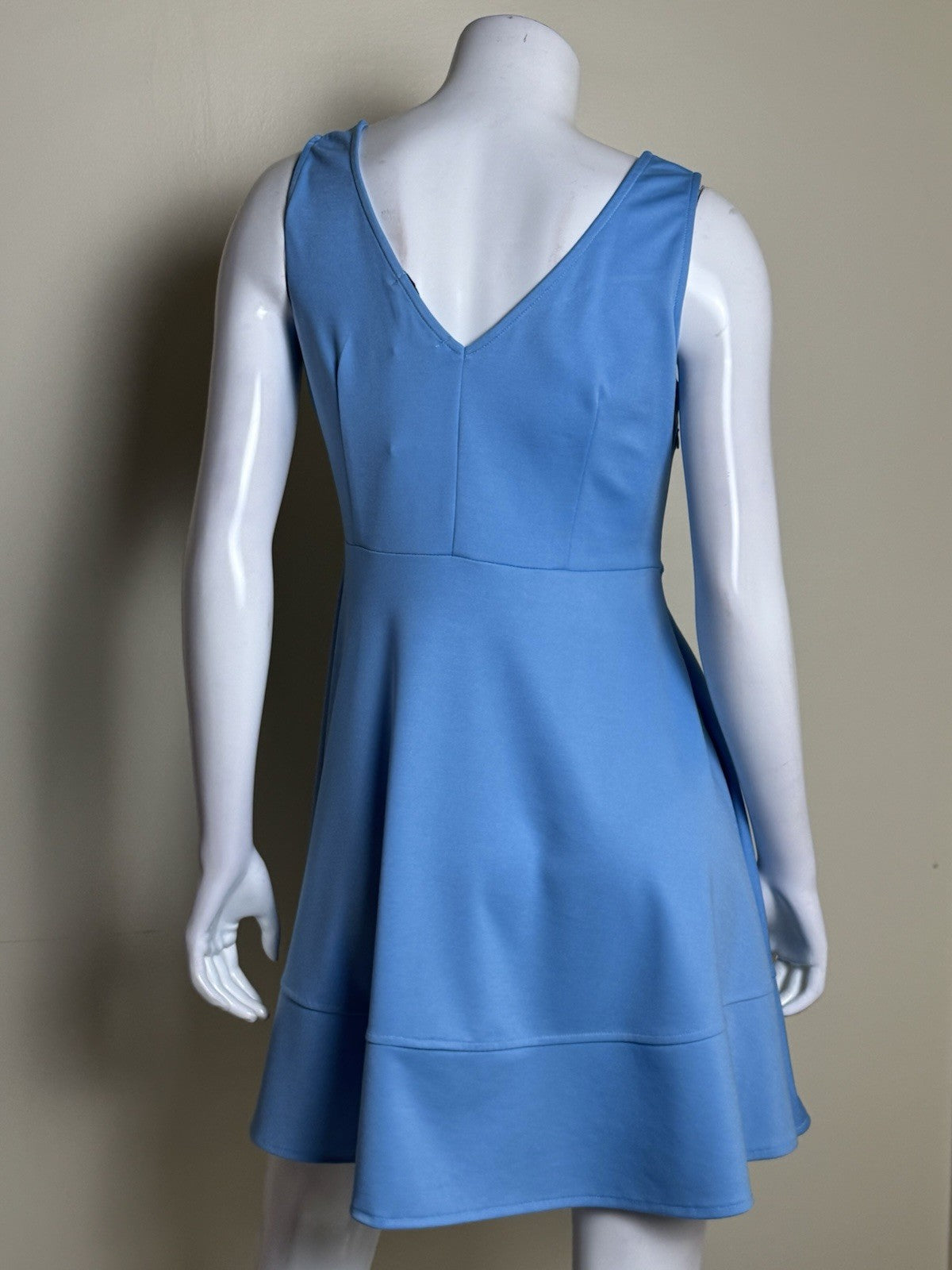 Fancy Inn A-Line Dress Women’s Sleeveless Blue Sz M.  (B.096)