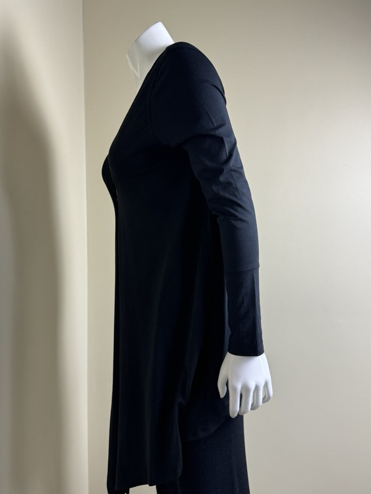 $78 Tasc Women's Black Cotton Open Cardigan Sz S. (B.130)