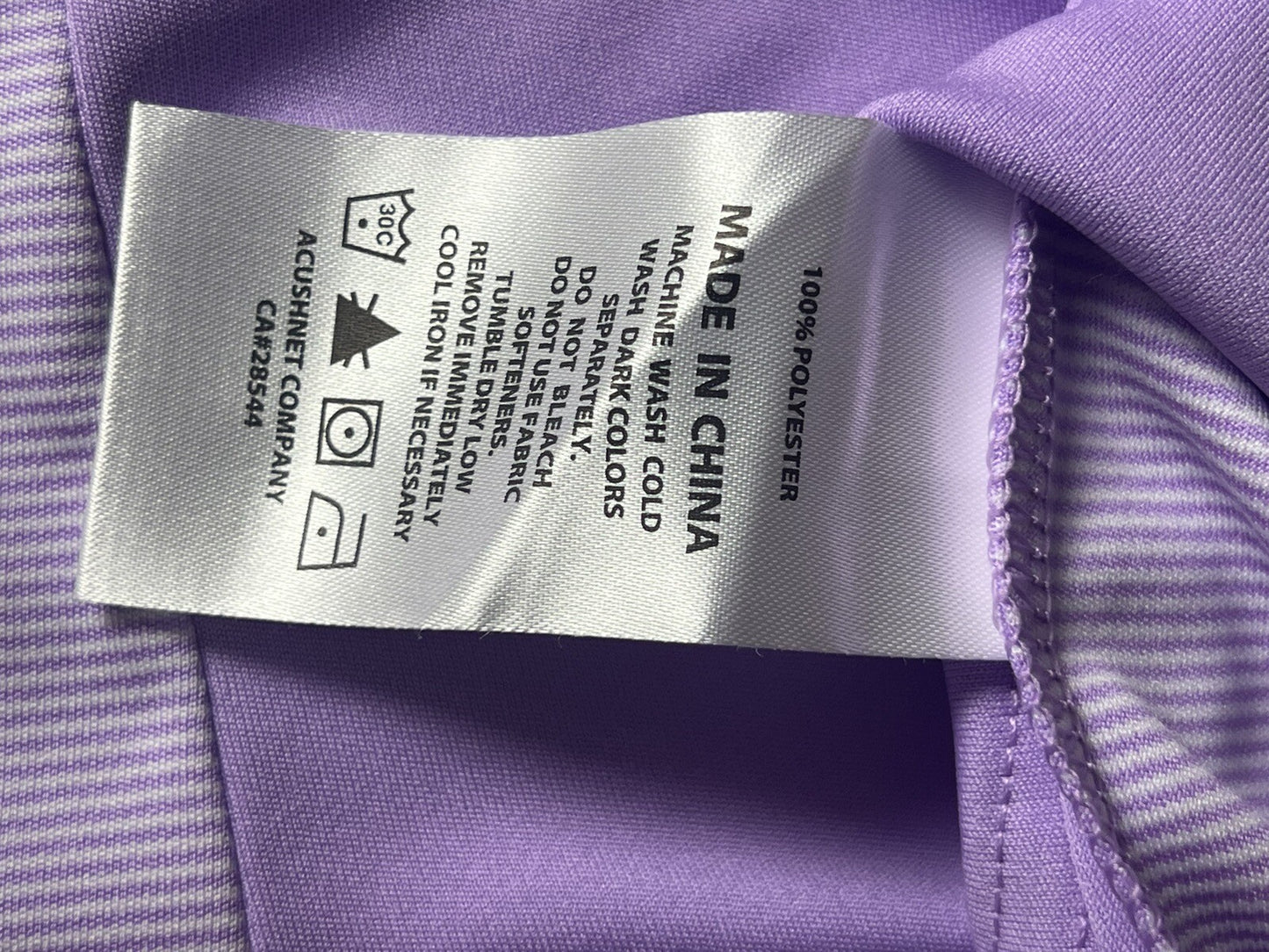 FootJoy Women's ProDry Short Sleeve Golf Polo Shirt Top Purple Sz M (49)