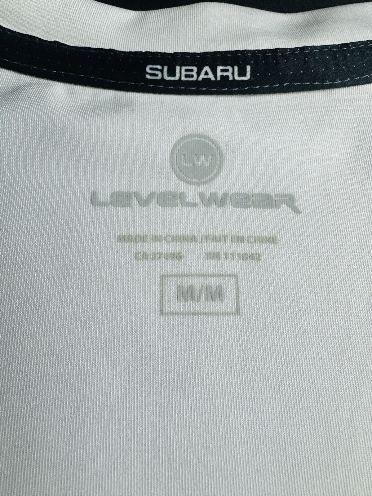 LeverWear Women's Golf shirt Subaru Logo Sz M   (B.162)