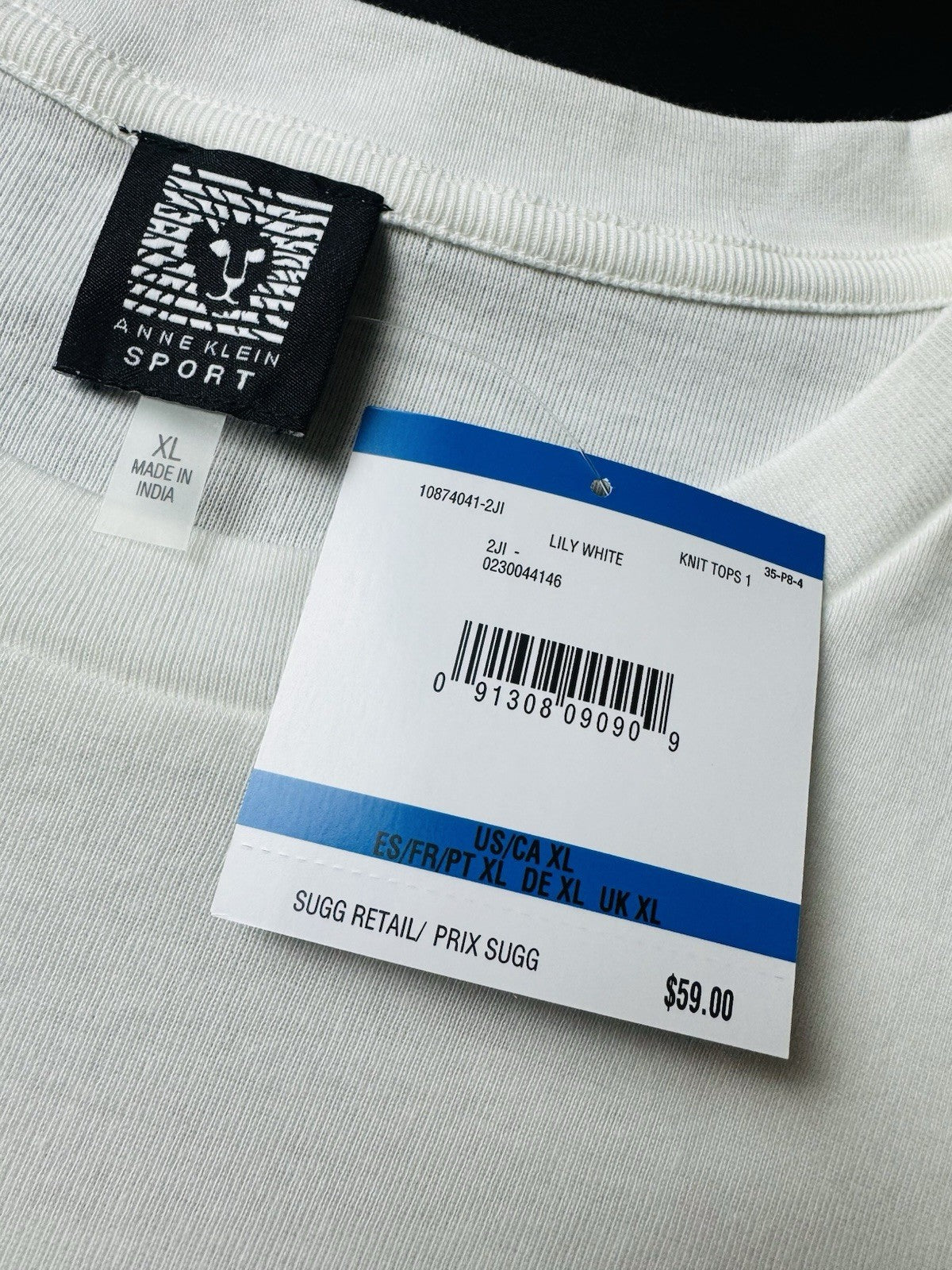 $59 Anne Klein Women’s Blouse White Size XL.     (B.184)