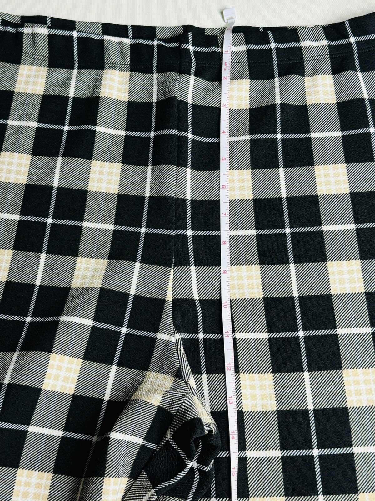 No Boundaries Women’s 2 Pc Plaid Top Pants Set Sz XL