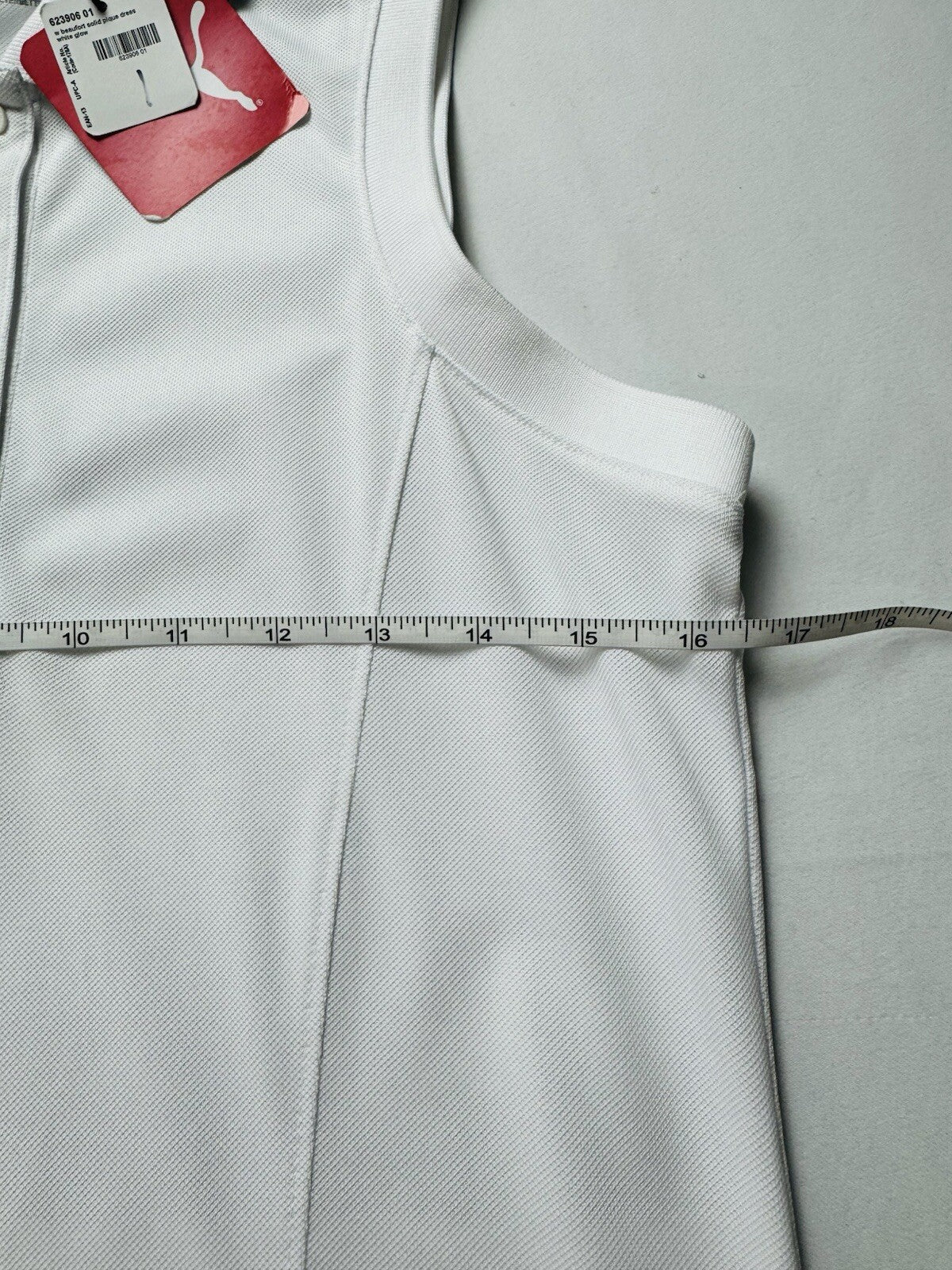 Puma Women’s Polo Dress White Sz S  (B.137/3)