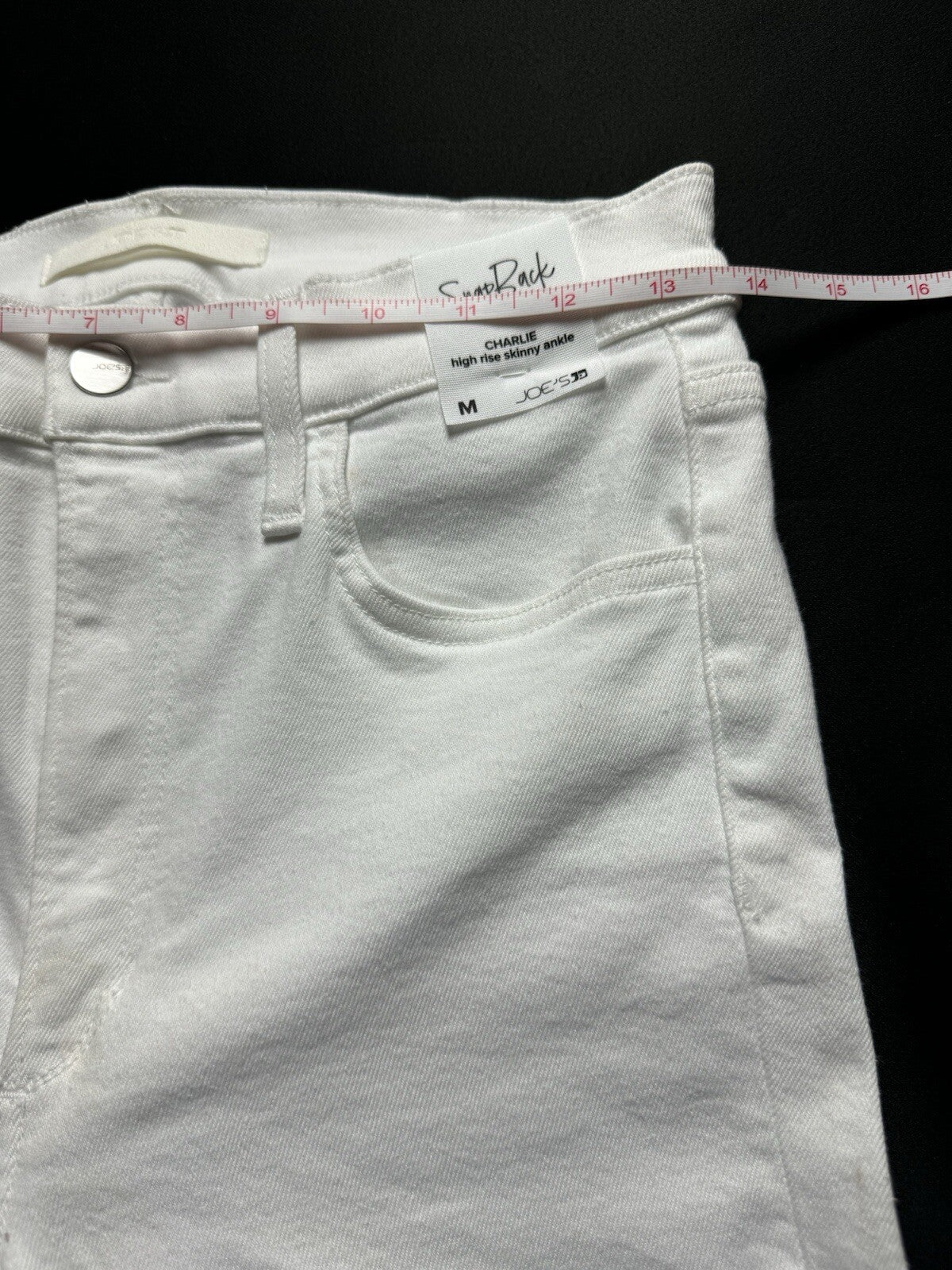Joe’s Women’s White Ankle Stretch Jeans Sz M. (B.80)
