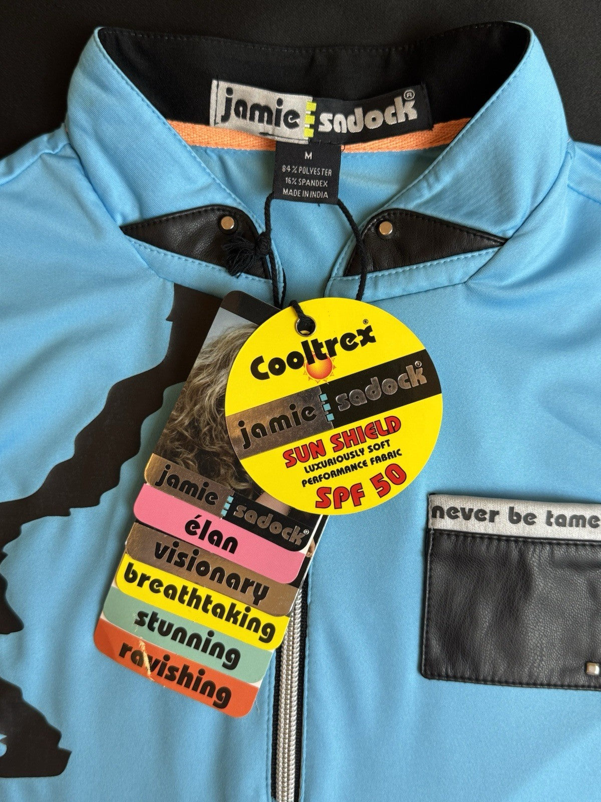 $89 JAMIE SADOCK Women’s Casablanca Shirt Sz M.  (B.165)