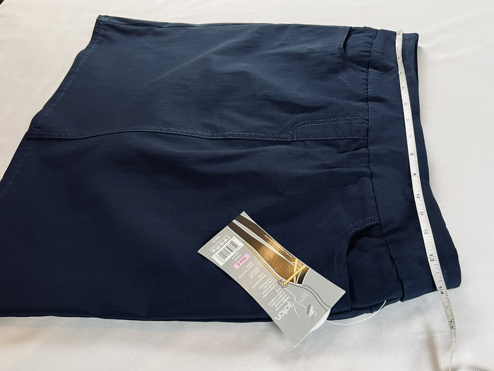 Slim Sation Women’s Golf Skirts Skort Size 6 Navy