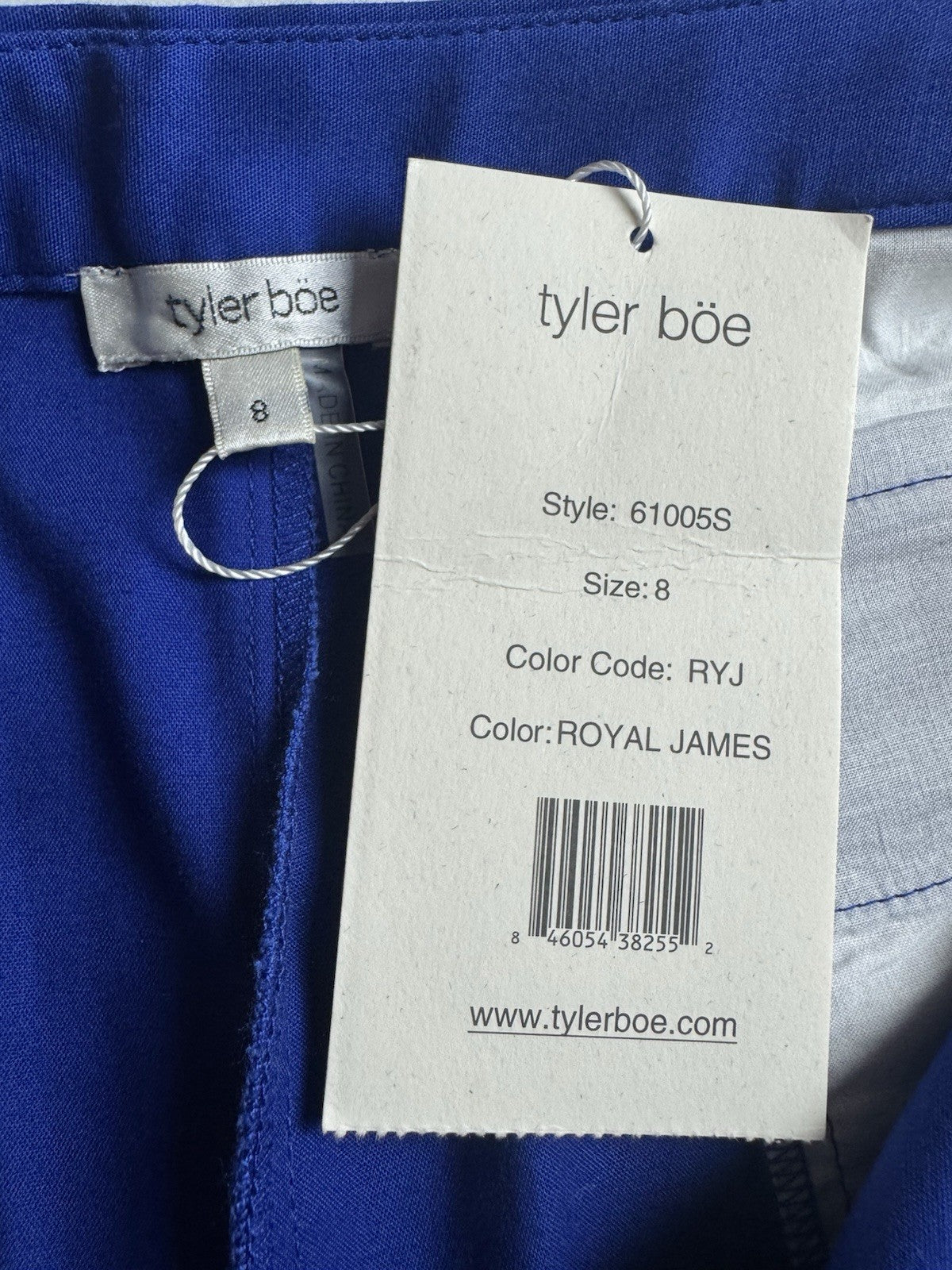 Tyler Boe Women's Golf Pant Blue Sz 8. (B.164)