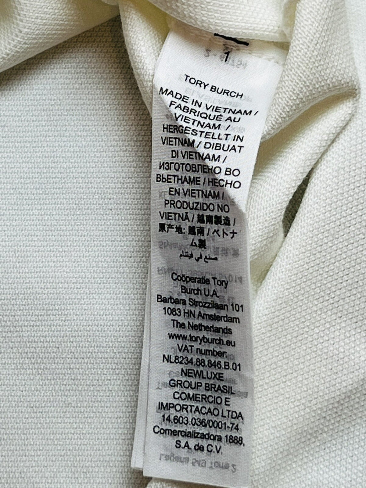 Tory Sport Women’s Golf,Tennis SHIRT White ivory Sz XL (07)