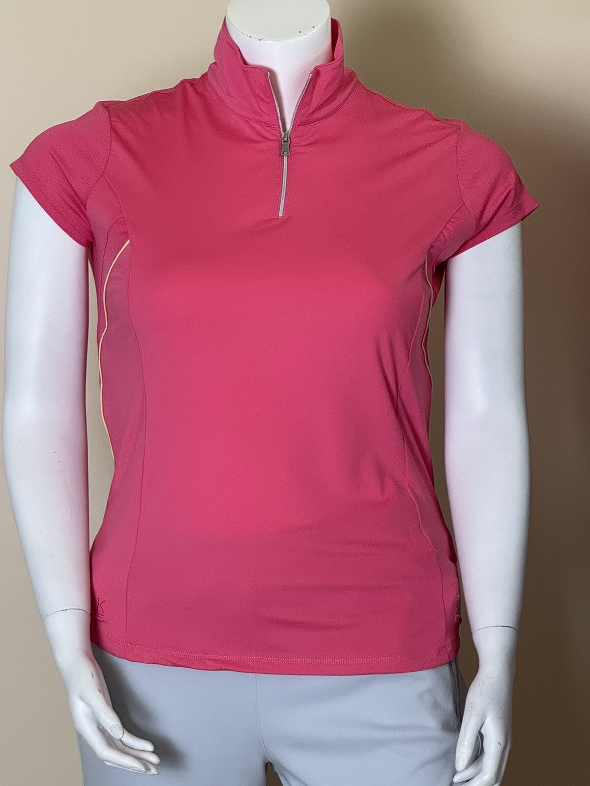 Kate Lord Women's Golf Shirt Pink Sz L (B.68)